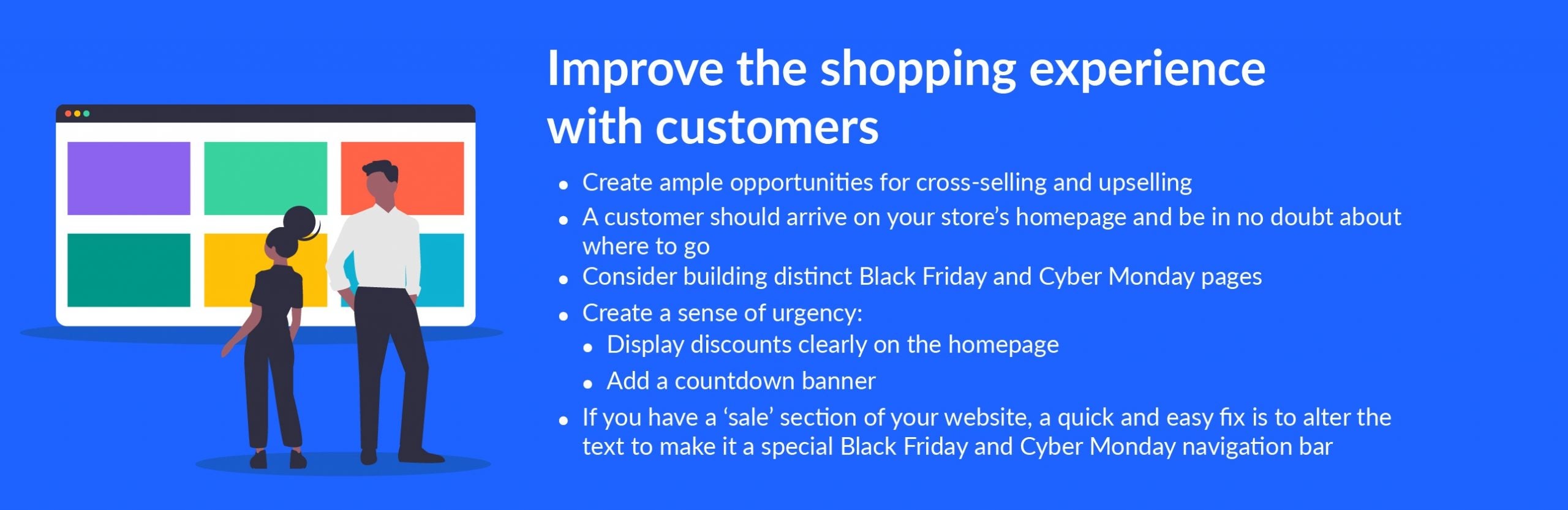 3. Improve the shopping experience with customers black friday tip improve shopping experience