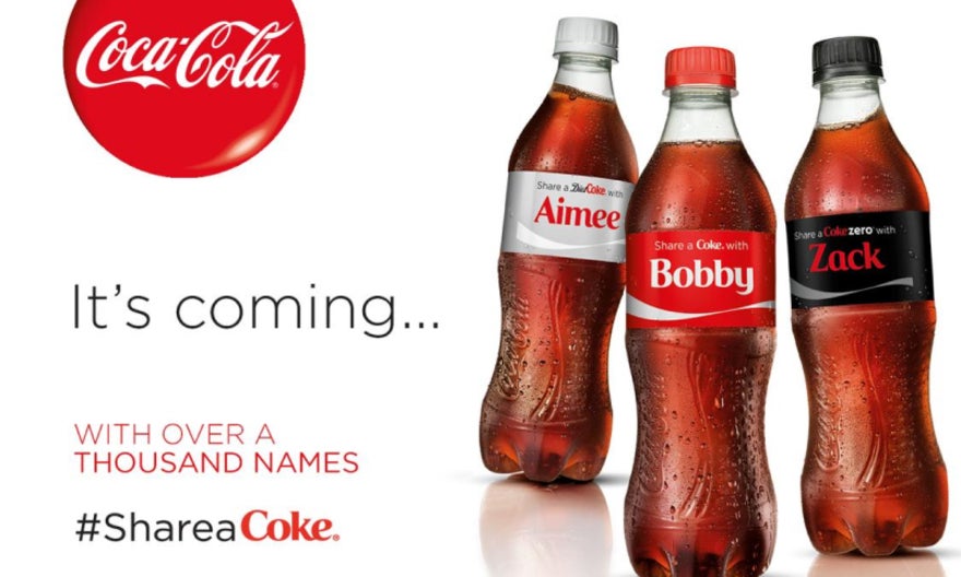 Coca-cola_880x528 Advert for Coca-Cola's "share a coke" campaign