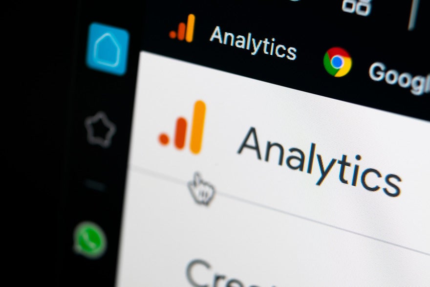 Google Analytics alternatives Screen displaying Google Analytics logo