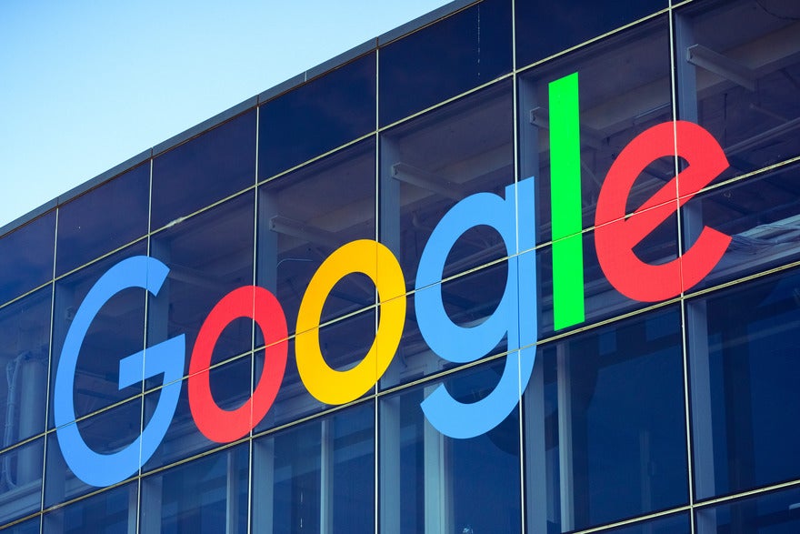 Google spam update Google logo on a building