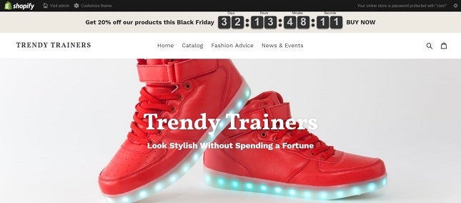 Black Friday Countdown Banner