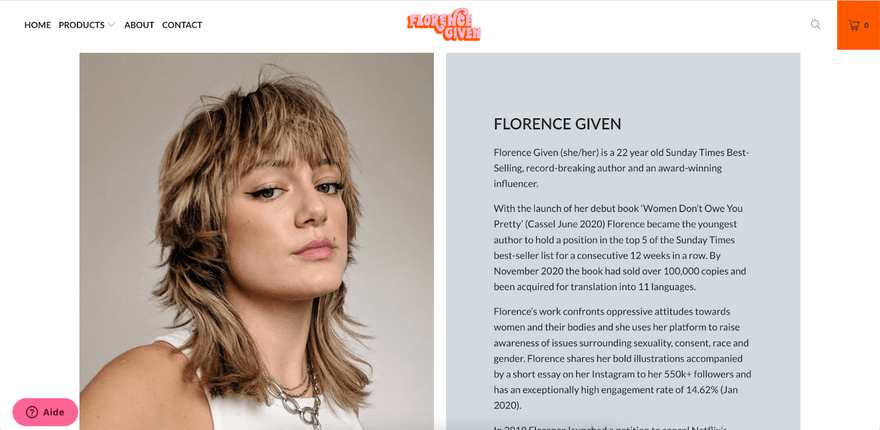 about us page example florence given about us page example florence given