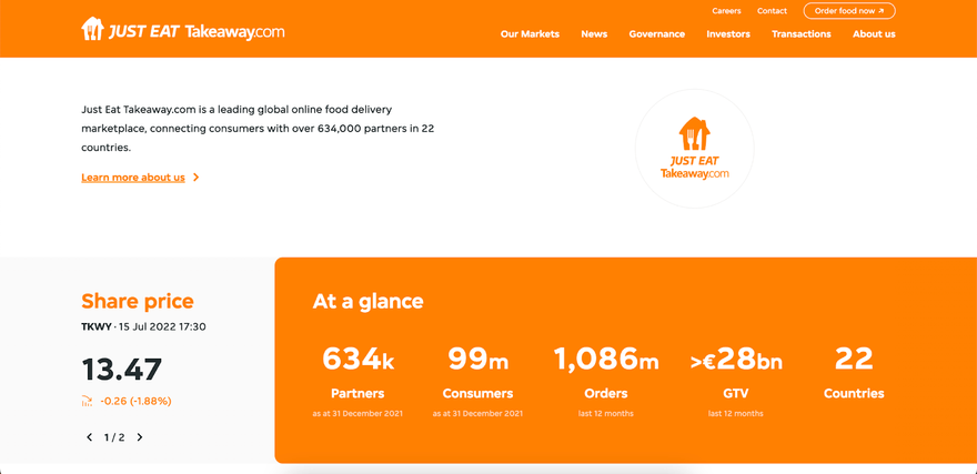 about us page example just eat about us page example just eat