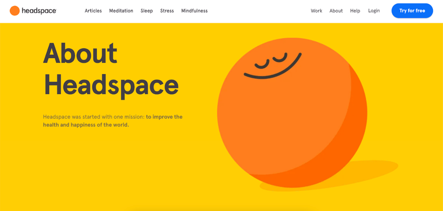 about us page examples headspace about us page examples headspace