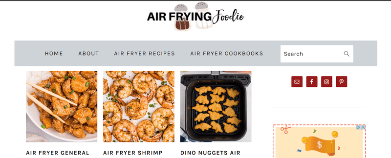 air frying foodie (1) homepage of air frying enthusiast blog air frying foodie, featuring pics of recipes