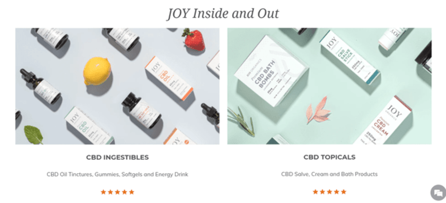beauty products Joy Organics Beauty Products