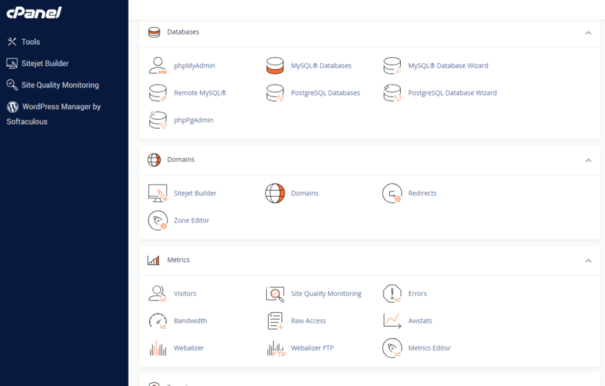 Bluehost cPanel (3) Bluehost cPanel dashboard