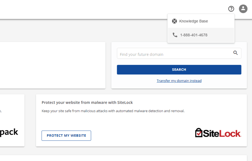 Bluehost phone support Bluehost support options in a hosting account