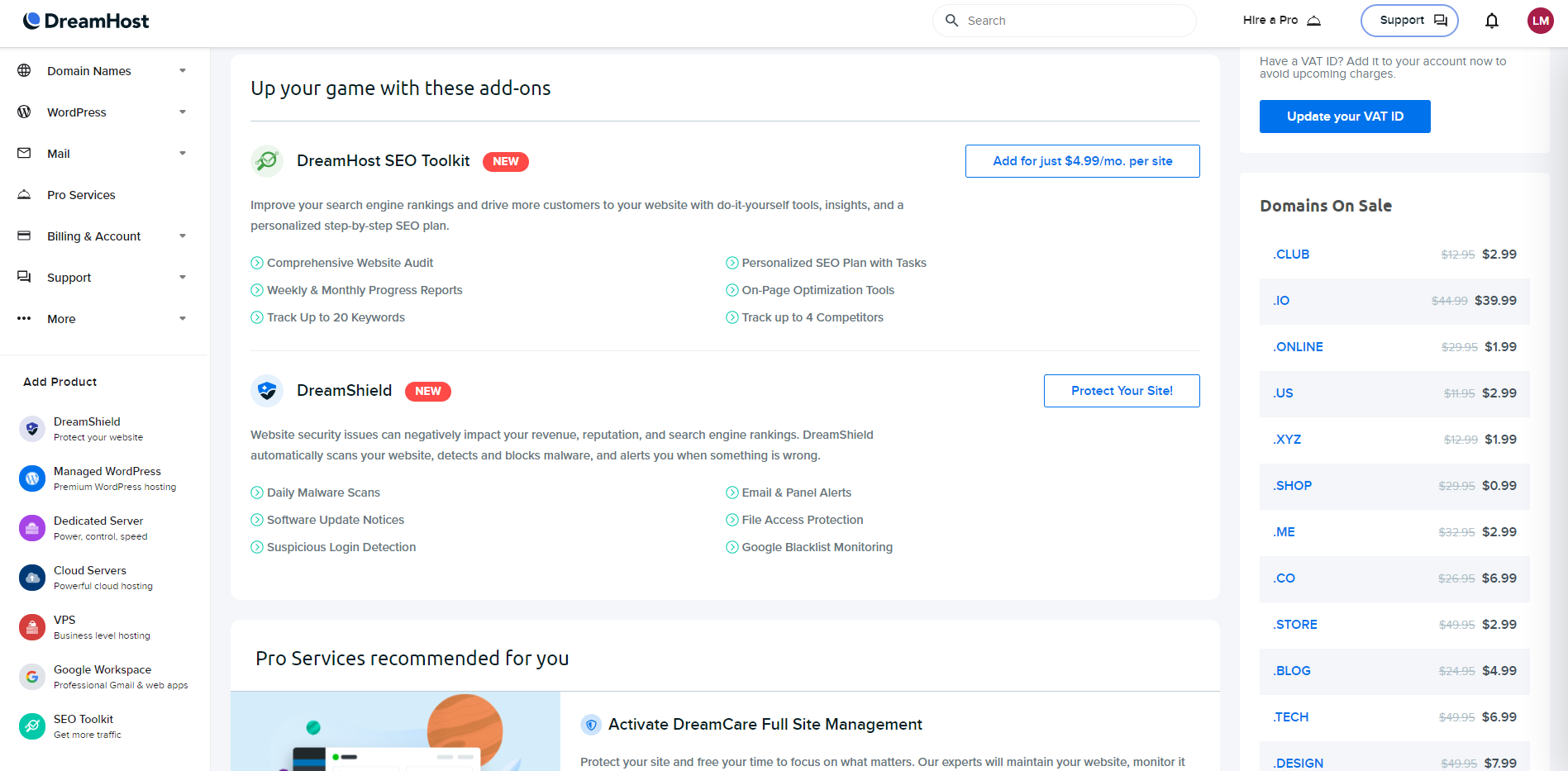 chrome_5tBHZutttj DreamHost main page in site tools