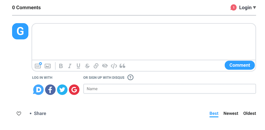 Collective Gen comments section screenshot Collective Gen comments section screenshot