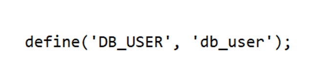 database username code