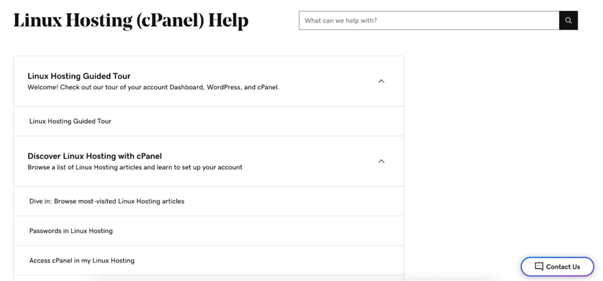 GoDaddy cPanel support cPanel support resources on GoDaddy