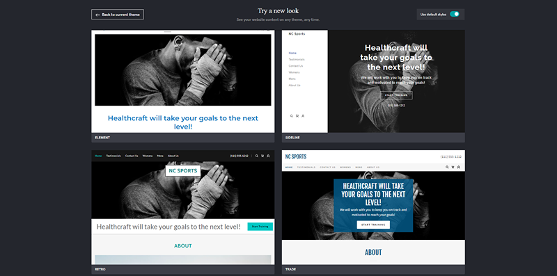 Godaddy vs Wix godaddy template a selection of GoDaddy templates for the same website