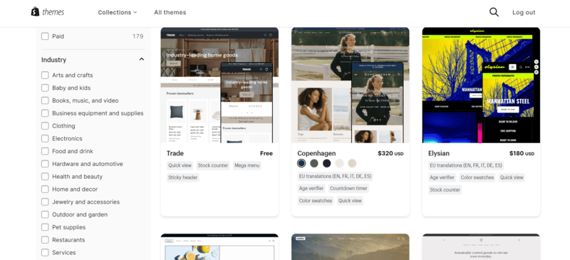 Grammarly.Desktop_XQMiJJ94sY Shopify's store themes