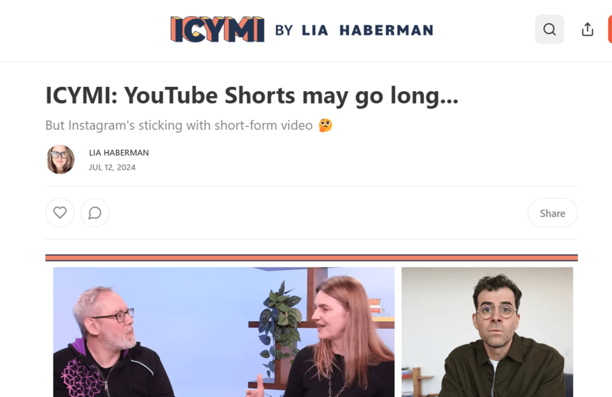 ICYMI ICYMI social media newsletter from July