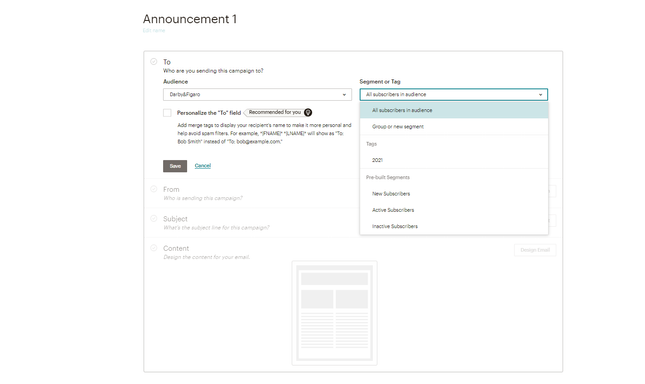 Mailchimp Segment List Mailchimp Segment List
