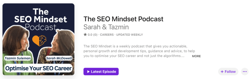 seo mindset The SEO Mindset podcast profile on Apple Podcasts
