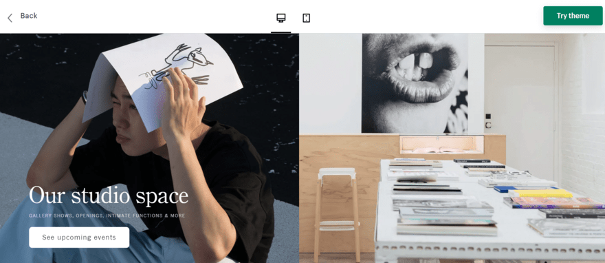 Shopify art theme Shopify template for artists