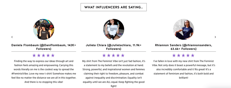 The Feminist Vibe reviews best print on demand shopify examples The Feminist Vibe reviews best print on demand shopify examples