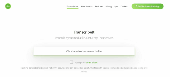 transcribe it page Use Transcribe It to transcribe multimedia.