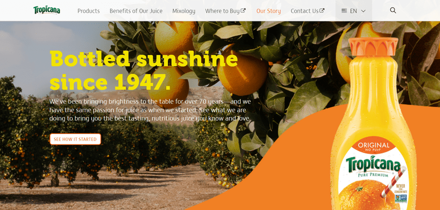 Tropicana Website Tropicana Website