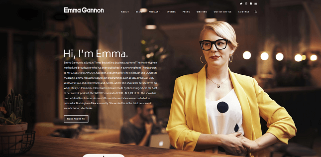 types-of-websites-personnal A personnal website