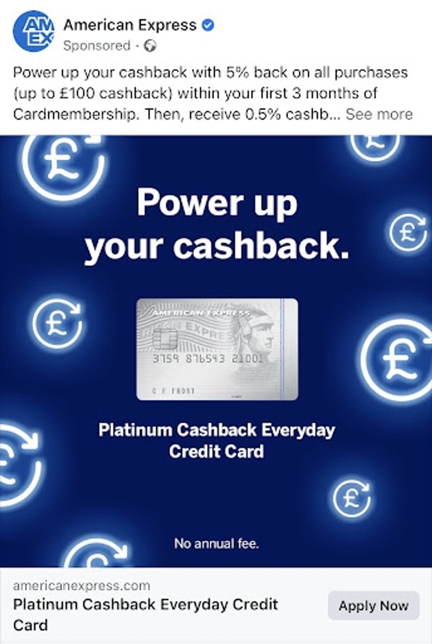 American Express ad American Express ad