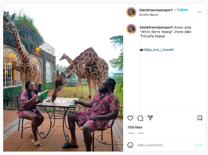 Hotel influencer collaboration example Hotel influencer collaboration example