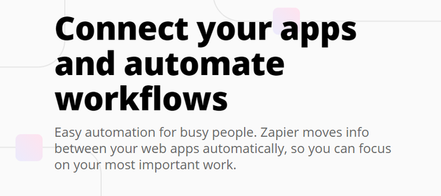Zapier subheadline Zapier subheadline